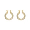 Finaste Influencer stone earrings goldplated Best