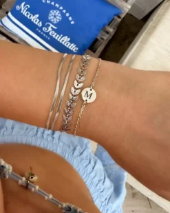 Finaste Initial Armband Mini Coin Best