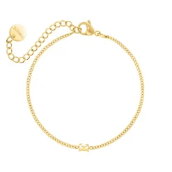 Finaste Initial bracelet mini goldplated New