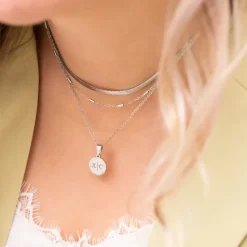Finaste Initial necklace 2 letters Hot