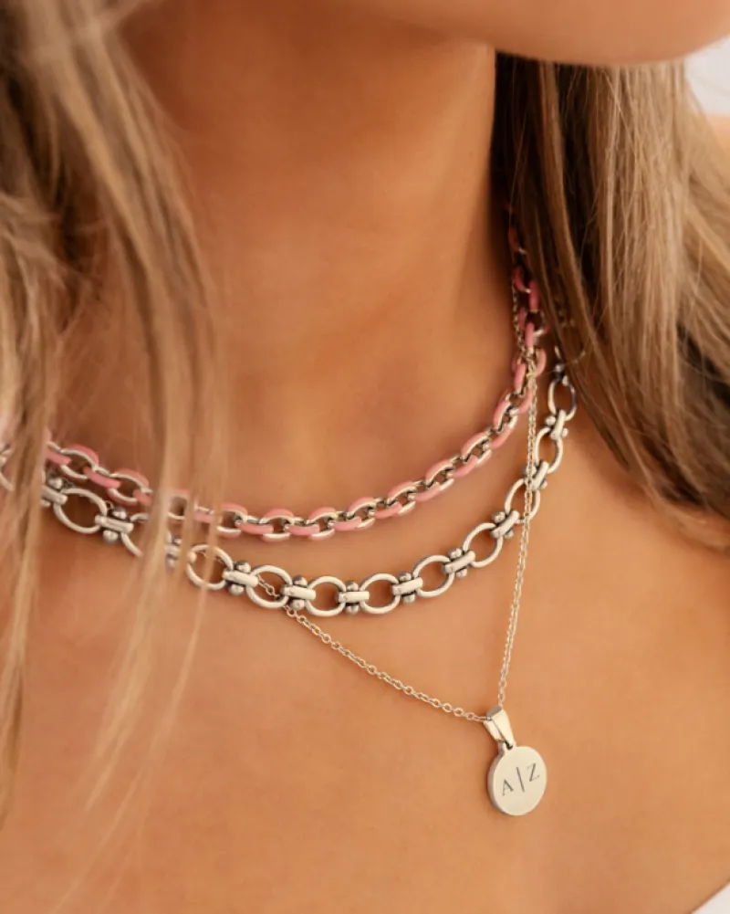 Finaste Initial necklace 2 letters Hot