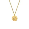 Finaste Ketting 4 initials exclusive goudkleurig Best