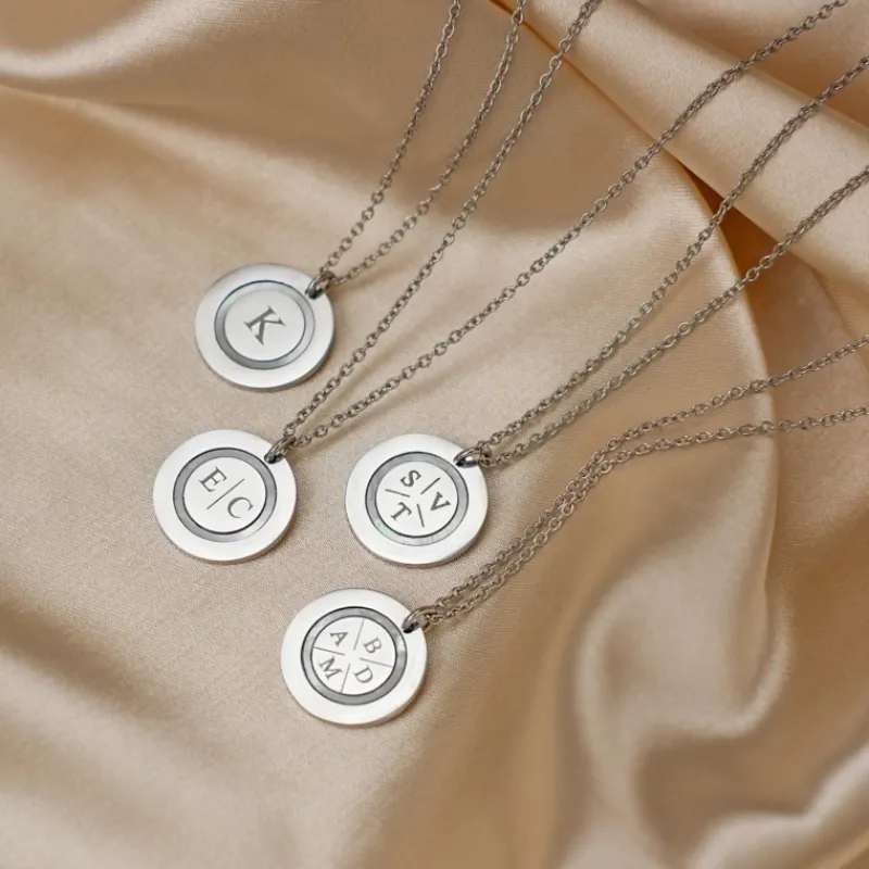 Finaste Ketting 3 initials luxury Clearance
