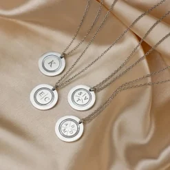 Finaste Ketting 2 initials luxury Hot