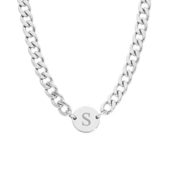 Finaste Ketting chunky initial Sale