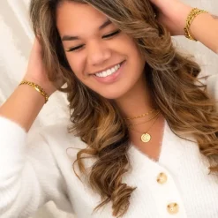 Finaste Ketting Flower Chain Goud Kleurig Best