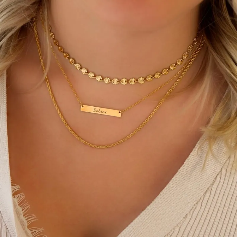 Finaste Ketting Flower Chain Goud Kleurig Best