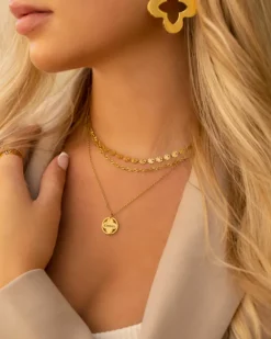 Finaste Ketting Flower Chain Goud Kleurig Best