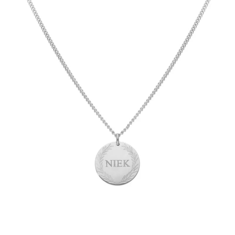 Finaste Ketting graveerbare munt Best