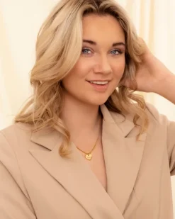 Finaste Ketting hartje met naam kleur goud Fashion