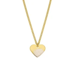 Finaste Ketting hartje met vingerafdruk goudkleurig Fashion