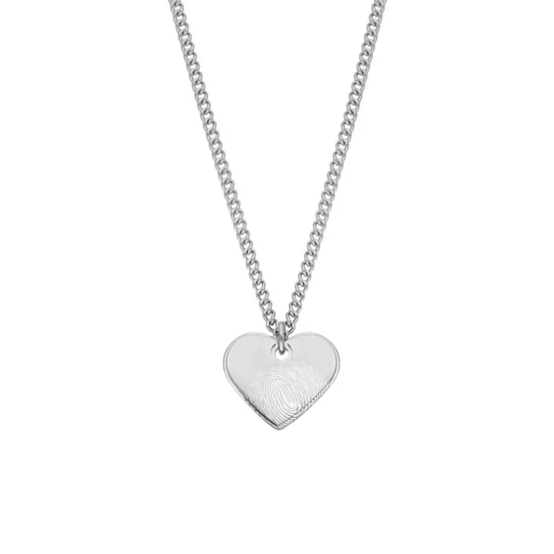 Finaste Ketting hartje met vingerafdruk Discount