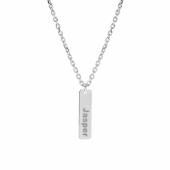 Finaste Ketting heren met tekst Fashion