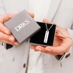 Finaste Ketting heren met tekst Fashion
