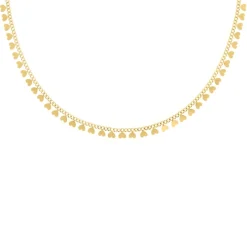 Finaste Ketting little hearts goudkleurig Online