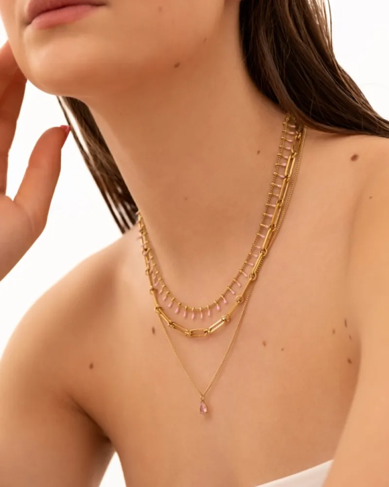 Finaste Ketting long chains gold plated Discount