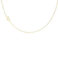Finaste Ketting love hearts double goudkleurig Best