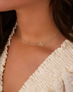 Finaste Ketting love hearts double Best