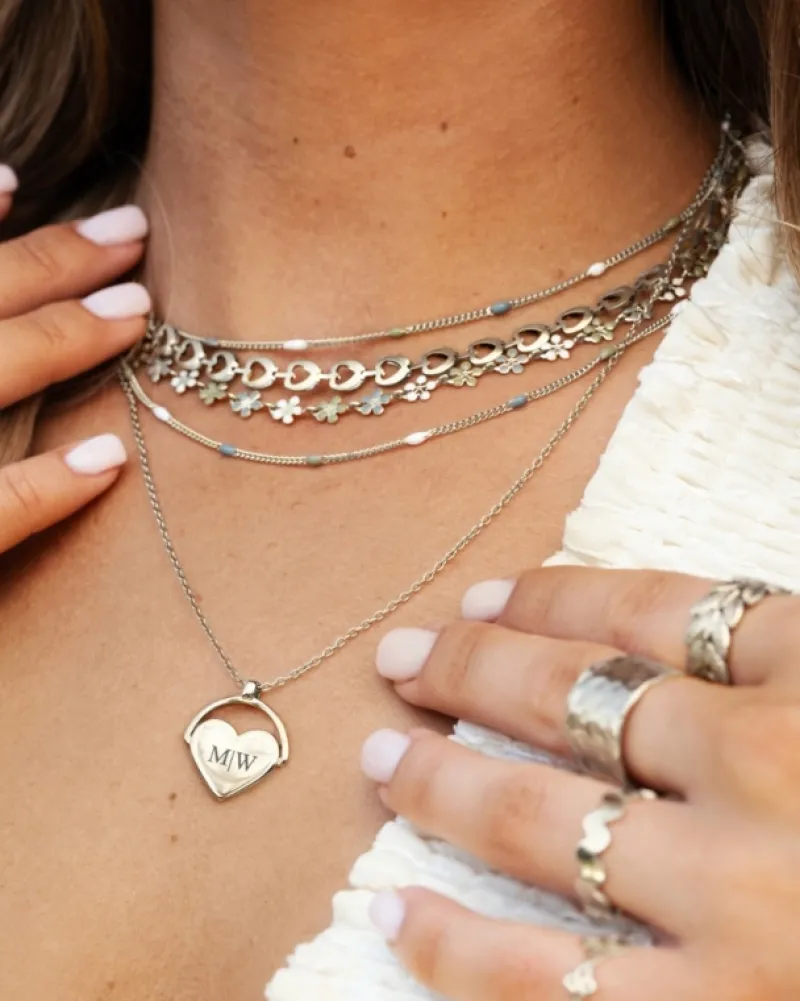 Finaste Ketting met bolletjes trendkleuren Clearance