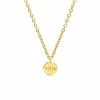 Finaste Ketting Met Drie Letters Goud Kleurig Clearance