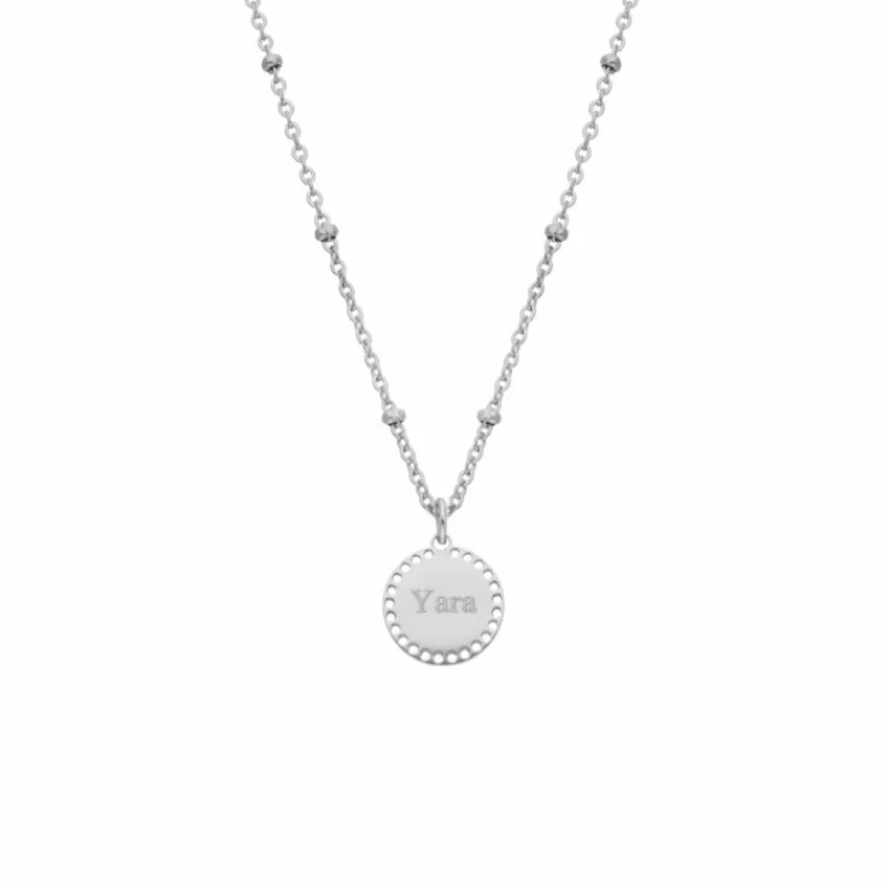 Finaste Ketting met graveerbare Vintage coin Online
