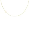 Finaste Ketting met side way hartje goudkleurig Hot