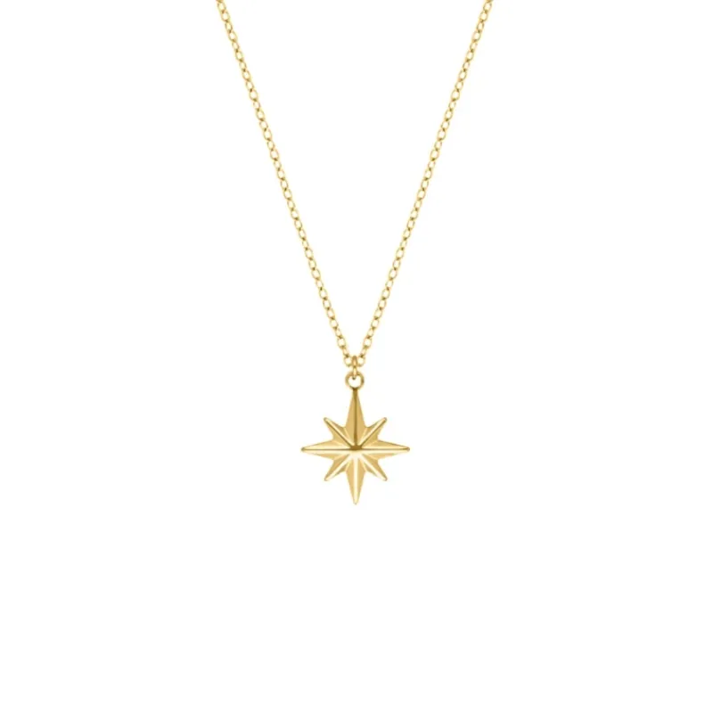 Finaste Ketting met ster goudkleurig Sale