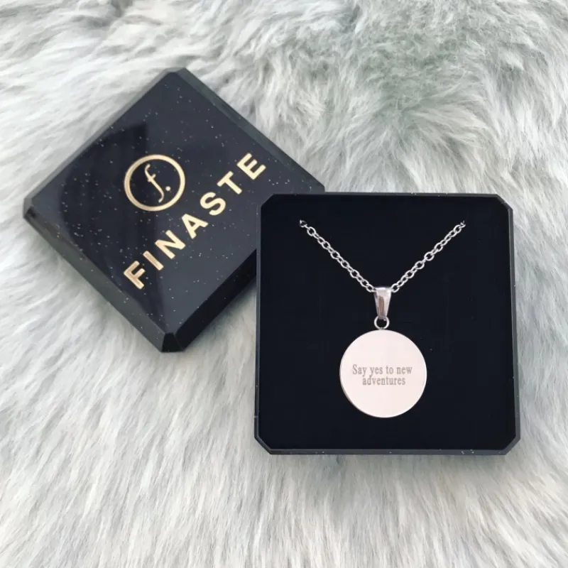 Finaste Ketting Met Tekst Rond Online