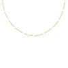 Finaste Ketting Met Witte Bolletjes Goudkleurig Hot