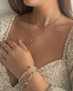 Finaste Ketting Met Witte Bolletjes Online
