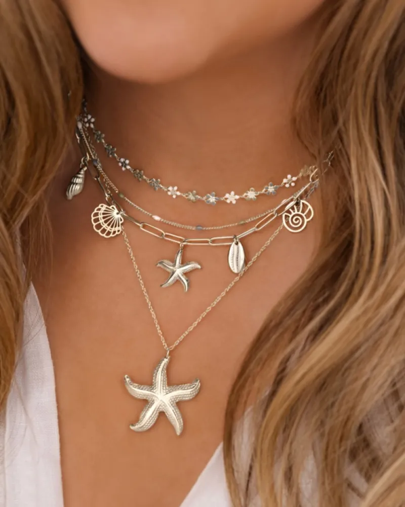 Finaste Ketting met zeester Outlet