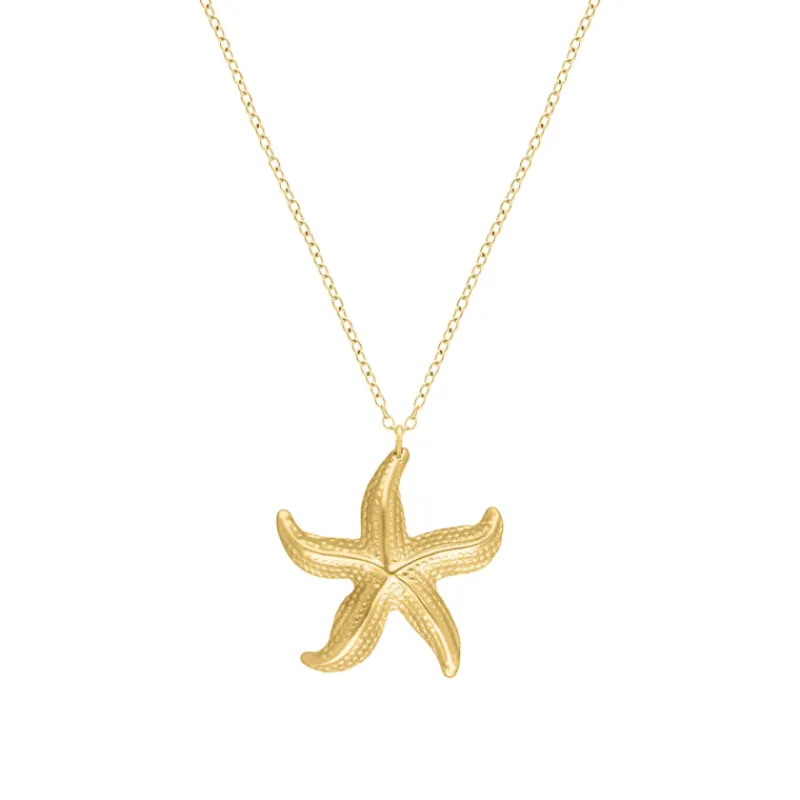 Finaste Ketting met zeester goudkleurig Outlet