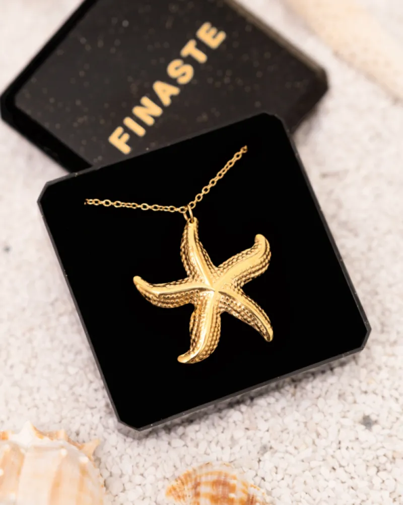 Finaste Ketting met zeester goudkleurig Outlet