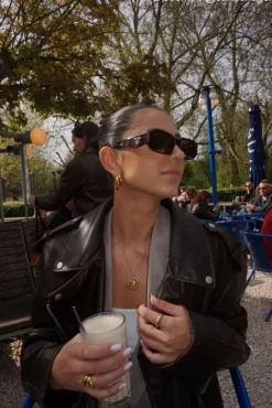 Finaste Ketting met zonnetje statement goudkleurig Best