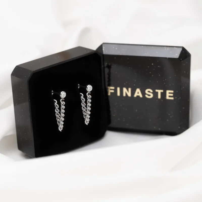 Finaste Ketting Oorbellen Little Stone Discount