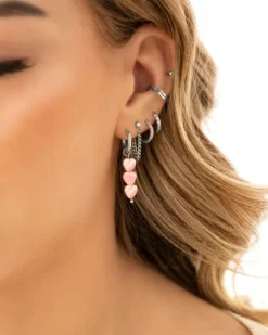 Finaste Ketting Oorbellen Little Stone Discount