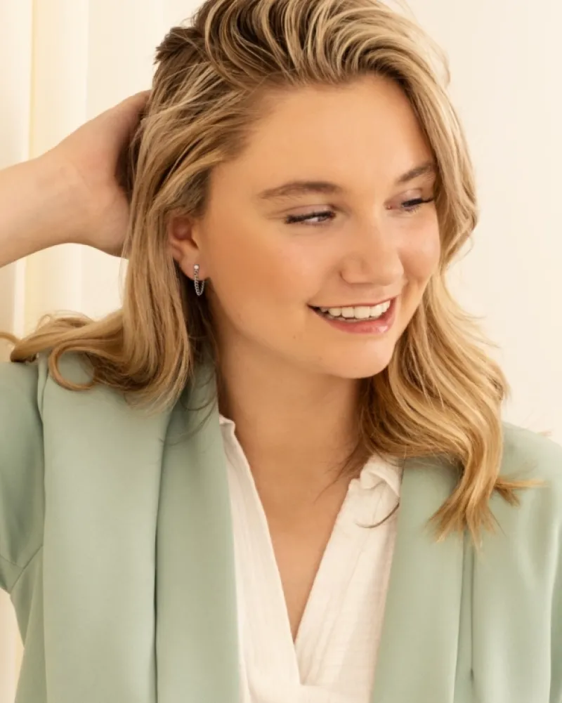 Finaste Ketting Oorbellen Little Stone Discount