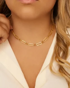 Finaste Ketting open chains goudkleurig Best