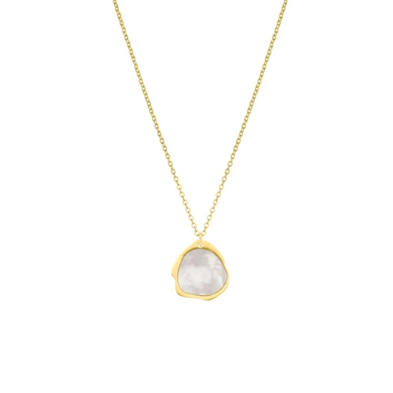 Finaste Ketting parelmoer goud kleurig Sale