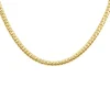 Finaste Ketting platte chain goud kleurig Discount