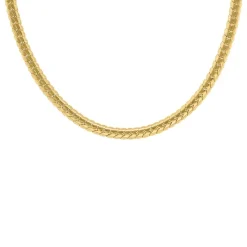 Finaste Ketting platte chain vintage goudkleurig Online