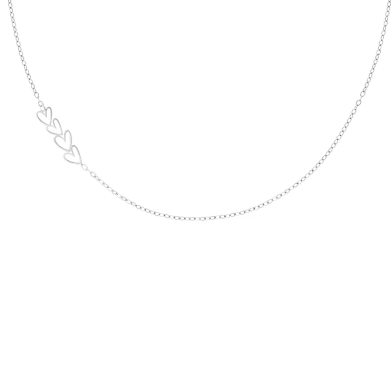 Finaste Ketting sideway love hearts Online