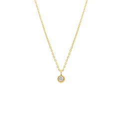 Finaste Ketting sparkle stone goud kleurig Clearance