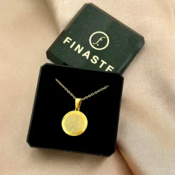 Finaste Ketting vingerafdruk goud kleurig New