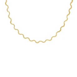 Finaste Ketting wave kleur goud Discount