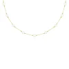 Finaste Ketting witte clovers goudkleurig Sale