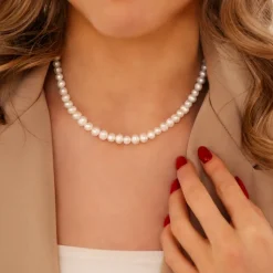 Finaste Korte parelketting Discount