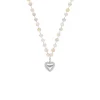 Finaste Kralen ketting vintage hartje Sale