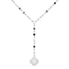 Finaste Kralenketting met bloem bedeltje Fashion