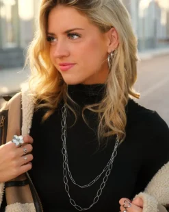 Finaste Lange ketting gedraaide chains New